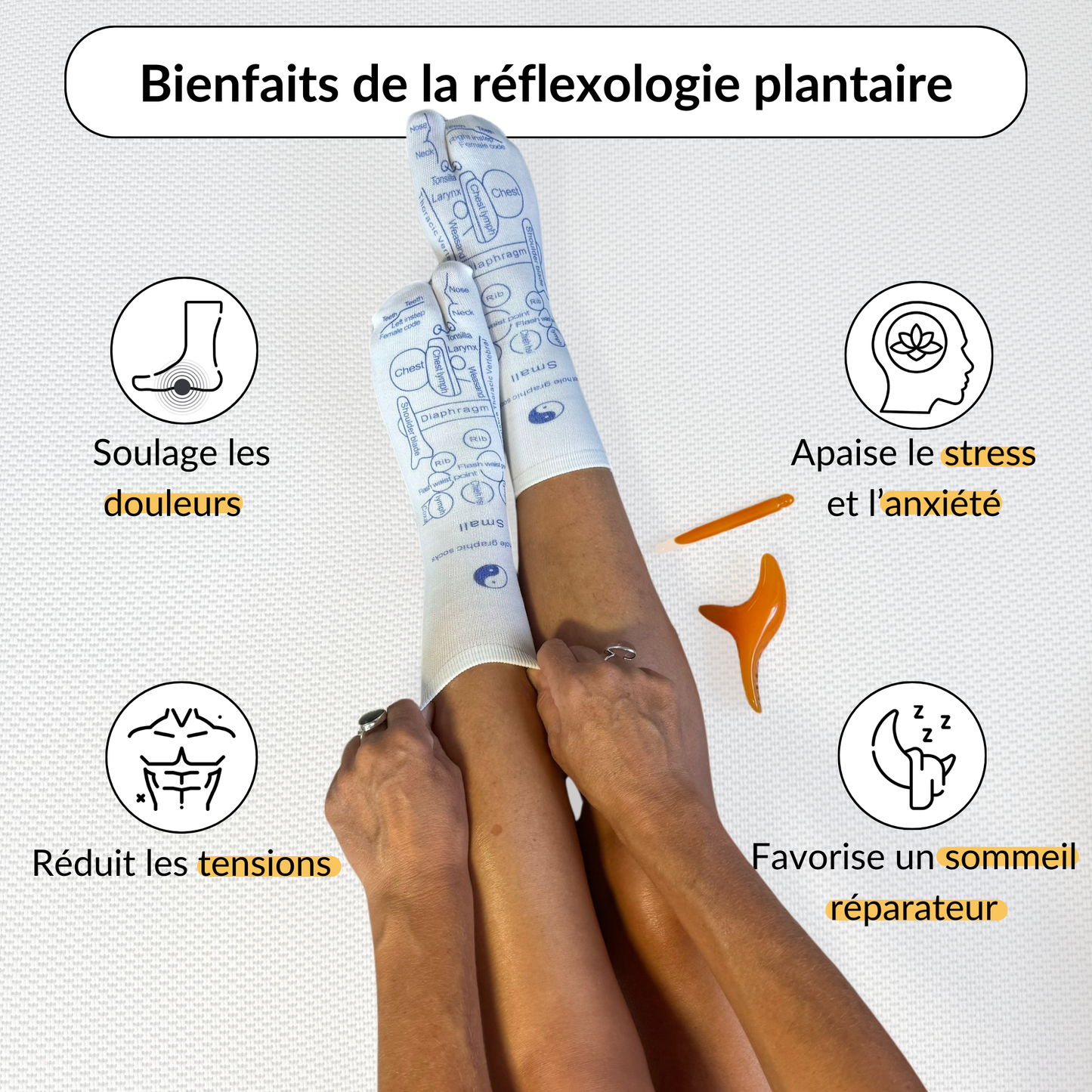Coffret de réflexologie plantaire