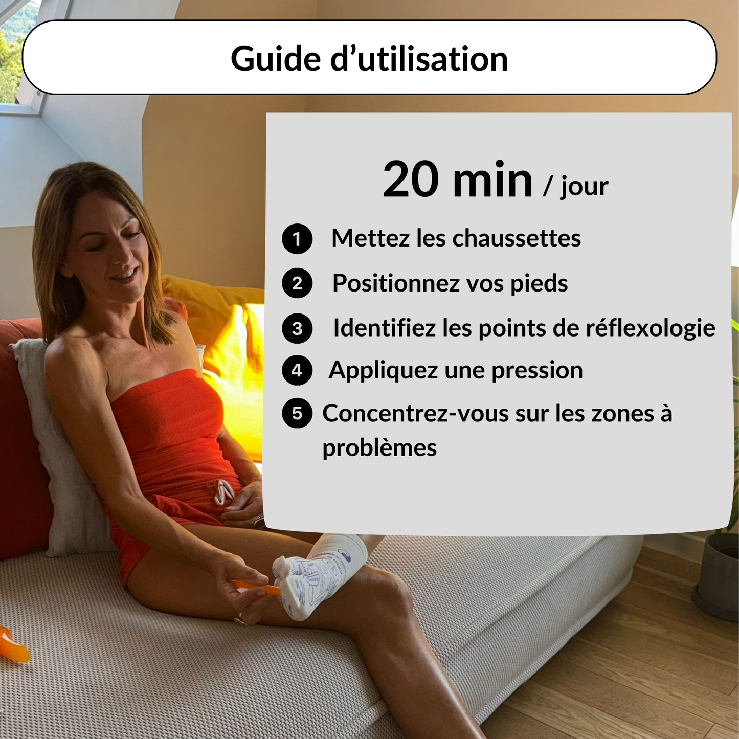 Coffret de réflexologie plantaire